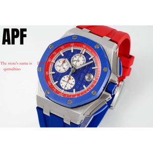 クロノグラフスーパークローンウォッチ運動メンズタイム44mm APSオートマチックメカニカルチタン26400合金鋼工場シリーズデザイナー350モントレドタカ