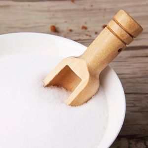 Tea Scoops 1pc Wooden Seasoning Spoon Honey Coffee Measure Bean Bath Salt