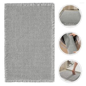 Bath Mats Bathroom Floor Mat Washable For Tub Absorbent Anti-skid Rug Shower Ground Water Absorption Pad