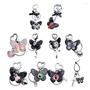 Portachiavi Portachiavi Auto Backspace Charm Donna Farfalla Portachiavi Bambini Compleanno San Valentino