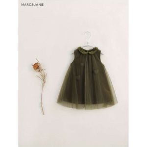 MARCJANIE Элегантное платье-пачка без рукавов для девочек, детская одежда, подарок