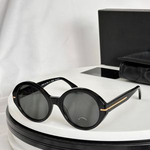 Occhiali da sole a catena tonda Nero Grigio per donna Uomo Occhiali da sole estivi Lunettes de Soleil Occhiali Occhiali da sole UV400 Eyewear