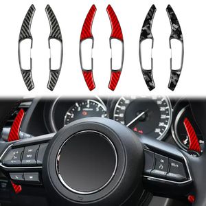 Car Steering Wheel Gear Shift Paddle Shifters Red Black For Mazda3 Axela/Ateza/CX-5/CX-4