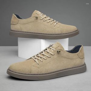 Sapatos casuais 2024 marca clássica camurça masculina versátil moda oxford sapato negócios para trabalho