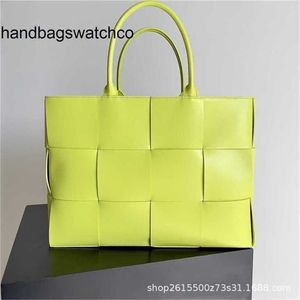 Top Quality Arco Handbag Totes BottegVenetas Bags Genuine Leather Arcos Leather Large All Cowhide WovenCCUU