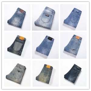 2024 neue Frühjahr/Herbst Herren Slim Fit Jeans männer gerade Patches Business Berühmte klassische Casual Hosen Fashiom Marke Designer Jeans65