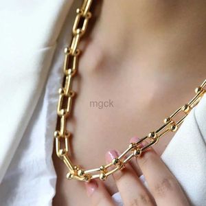 ペンダントネックレスOrztoon Fashion Rectangle Chain Necklace厚いチェーンネックレス