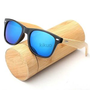 Solglasögon Fashion Wood Mens Ultraviolet Solglasögon Klassisk manlig körning Ridning UV400 SPORT SUN GLASSEGE EYWEAR TRÅ BAMBUSUPLASSER 240401