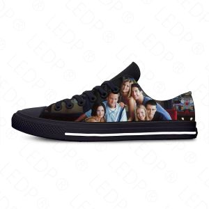 Scarpe classiche spettacoli televisivi Friends Hot Funny Fashion Populante stoffa casual Scarpe a basso contenuto di tiri 3D traspiranti da donna Sneaker da donna