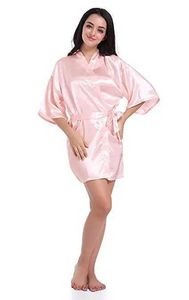 Edkc sexy pyjamas rb030 sexy großgröße sexy sexy satin nachtrobe spitzen bathlobe perfekte Hochzeit Braut Brautjungfern Roben Dressing für Frauen 2404101