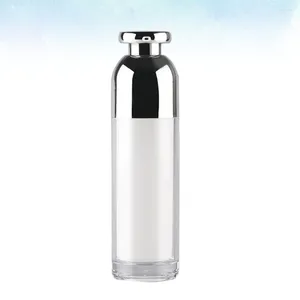 Storage Bottles 50ml Empty Essential Oil Perfume Sample Refillable Acrylic Lotion Dispenser Practical Pump Bottle For Makeup