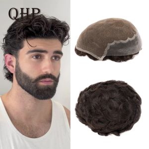 Toupees Toupees Men Toupee человеческие системы замены волос 6 