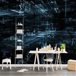 Wallpapers Milofi Custom Wallpaper Mural European Modern Minimalist Abstract Black And White Digital Background Wall Decoration