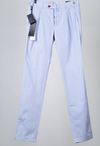 Мужские брюки весенне-осенние хлопковые китоновые голубые повседневные брюки