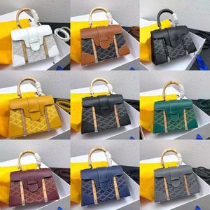 Designer Saigon Borse Bote Bag Classic in pelle vintage MINI MINI BUNCHOP GUNDOP GUSHENE IN LEGNO DELL'ultima borsa a tracolla