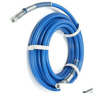 Professional Spray Guns 1Pc High Pressure Pipe 10M 5000Psi Airless Paint Hose 50 X 1/4Inch Sprayer For Tool Water Drop Delivery Automo Otdlv