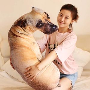 枕3D犬の形をした車の装飾子犬クッションチャイルドルームホームデコレーション漫画ソファー玩具睡眠枕ppコットンコア