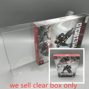 Fälle Pet Box Protector für Metroid Dread Sammeln Sie Boxen für Nintendo Switch Game Case Shell Clear Displays Fälle für Europäische Ausgabe
