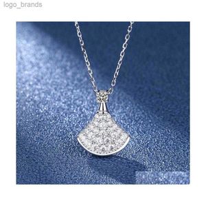 Designer Collane Ciondoli Fili Corde Mosan Diamond Sterling Sier S Gonna Collana Baojia Processo galvanico a tre strati Au750 Dhco6