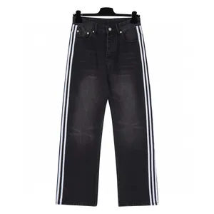 Pantaloni taglie forti da uomo Girocollo ricamato e stampato in stile polare estivo con puro cotone da strada 4w2rf