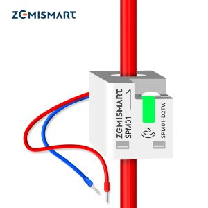 コントロールZEMISMART TUYA ZIGBEE WIFI MINI ENERGY METER ELECTRIC MONITORセンサーリアルタイムメジャーZIGBEE2MQTTホームアシスタントコントロール63A