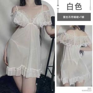 B954 Сексуальная пижама сексуальная одежда для сна Женщины V-образной ночной рубаш