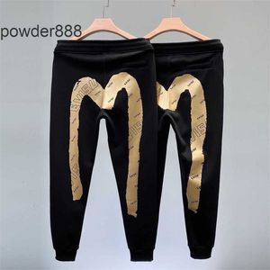 2024 Autumn New Fashionable Brand Fushen Gold Label Large m Leisure Loose Sports Mens and Womens Same Style Guard Pants