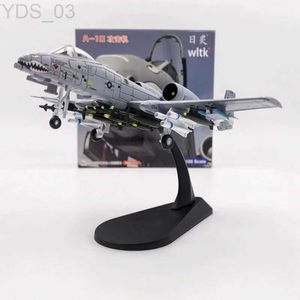 Aircraft Modle WLTK Diecast Metal 1/100 scale USAF A10 A-10A A10A Attack Aircraft Fighter Airplane Model Toy For Collection YQ240401