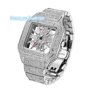 2023 Gioielli Hip Hop Personalizza Orologio Moissanite Orologio da uomo con busto in diamanti Moissanite di lusso