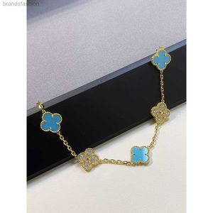 armband designer smycken mode klassisk vanclefly charm armband armband kedja 18k guld agat skalmor av pärlemor för kvinnor flicka bröllop