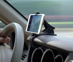 Car Dashboard Mobile Phone Bracket Car Cell Phone Holder 360 Degree Rotation Stable No Eye To Sight Mobile Phone Clips1958894