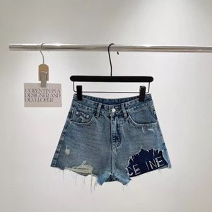 Designer Shorts Women Women Dżinsy Dżinsy komórkowe 2024 Letnia nowa litera High Street Trend