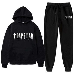 Conjuntos de roupas Crianças Tracksuit Tendência Com Capuz 2 Peças Set Hoodie Moletom Sweatpants Sportwear Jogging Outfit Trapstar Boy 221028