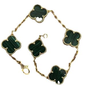 Van Four Leaf Clover Armband Sier Brand Design Van Premium Ladies Armband