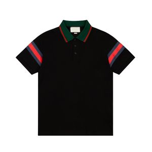 2024 Designer Short Sleeve Polo Shirt Men Style Fashion Tops Business Wear Black POLO Shirt Logo Embroidered Neck Details Multi-Color Multi-Color Tee 3-XXXL