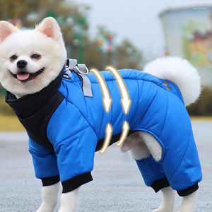 Dog Apparel Winter Warm Thicken Pet Jacket Waterproof Clothes For Small Medium Dogs Puppy Coat Autumn Pug Clothing