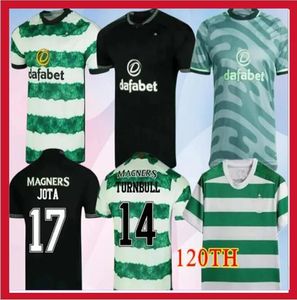 Celts 2023 2024サッカージャージの家から離れてKyogo Edouard Turnbull Ajeti Christie Jota Griffiths Forrest Men Kids Kit Unileds Football Shirt
