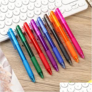 Ballpoint Pens Wholesale 0.7Mm Erasable Pen Suitable Refills Colorf Creative Sets School Office Stationery Gel Writing Supplies Drop Dhtgf