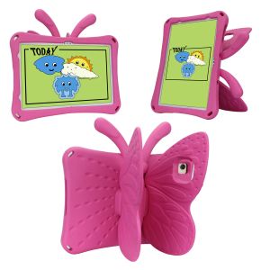 Kinder EVA Cartoon Schmetterling Hülle für iPad Air Air2 Pro 11 Mini 2 3 4 5 Samsung Tab 3 HD8 stoßfeste Schutzhülle Schmetterlingsständer