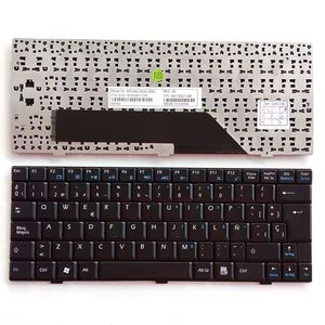 Teclado SP para MSI U100 V022322AK1 V022322BK1 V022322BS1 S1N-1UUS2D1-SA0 Espanhol