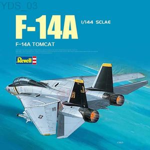 Aircraft Modle Revell 04021 1/144 Skala Modell F-14A Tomcat Fighter Assembly Model Building Kit för vuxna Hobbysamling YQ240401