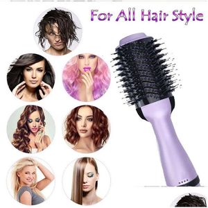 Alisadores de cabelo 4 em 1 Ferramentas de estilo Secador Escova Blowhair e Styler Volumizer Alisador de ar para todos os tipos 240116 Drop Delivery PR Dhmdg