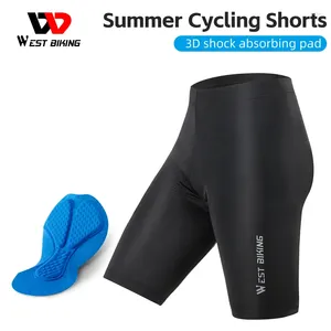 Vestuário de motocicleta West Biking Verão Ciclismo Shorts Confortável Respirável Homens Mulheres Calças Esportes ao ar livre Correndo Escalada Pesca