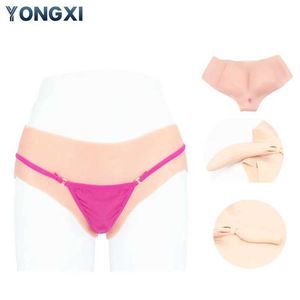 I pantaloni a triangolo YONGXI hanno una vagina realistica in silicone per gli uomini che si vestono come un Aissy Crossdresser in lattice SexyPorn Cosplay 240330