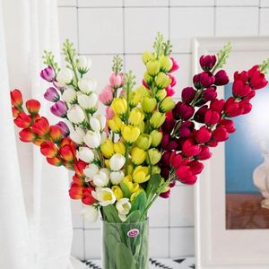 Decorative Flowers 1Pcs Artificial Lily Of The Valley Silk Rose Flower Decoration For Home El Garden Table Decor