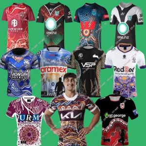 2023 Sharks Rugby Maglie Rabbitohs Canotta da allenamento All League Vest Taglia S-5XL Maroons Melbourne Storm All Nrl Training JERSEY Mans T-shirt