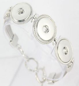 Snap Charm Jewelry Metal Button Bracelet 2020 DIY Alloy chunks snap button jewelry factory direct wholes8315465