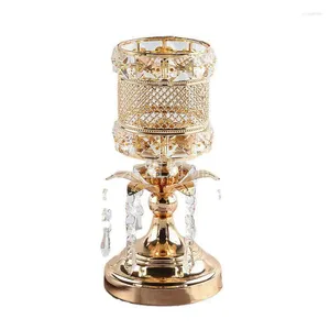 Candle Holders European Luxury Tealight Uchwyt Nowoczesny obiad romantyczny filar ślubny złoto Candelabro para velas wystrój domu