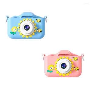 Fotocamere digitali Fotocamera HD ricaricabile con zoom Girasole compatto per bambini Cartoon