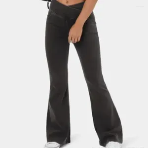 Women's Jeans Skinny Stretch Flared Denim Pants Vintage High Waist Slim Modeling Yoga Pencil Sports Women